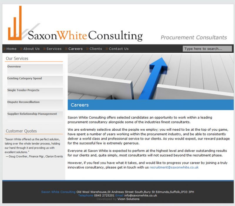Saxonwhite Homepage